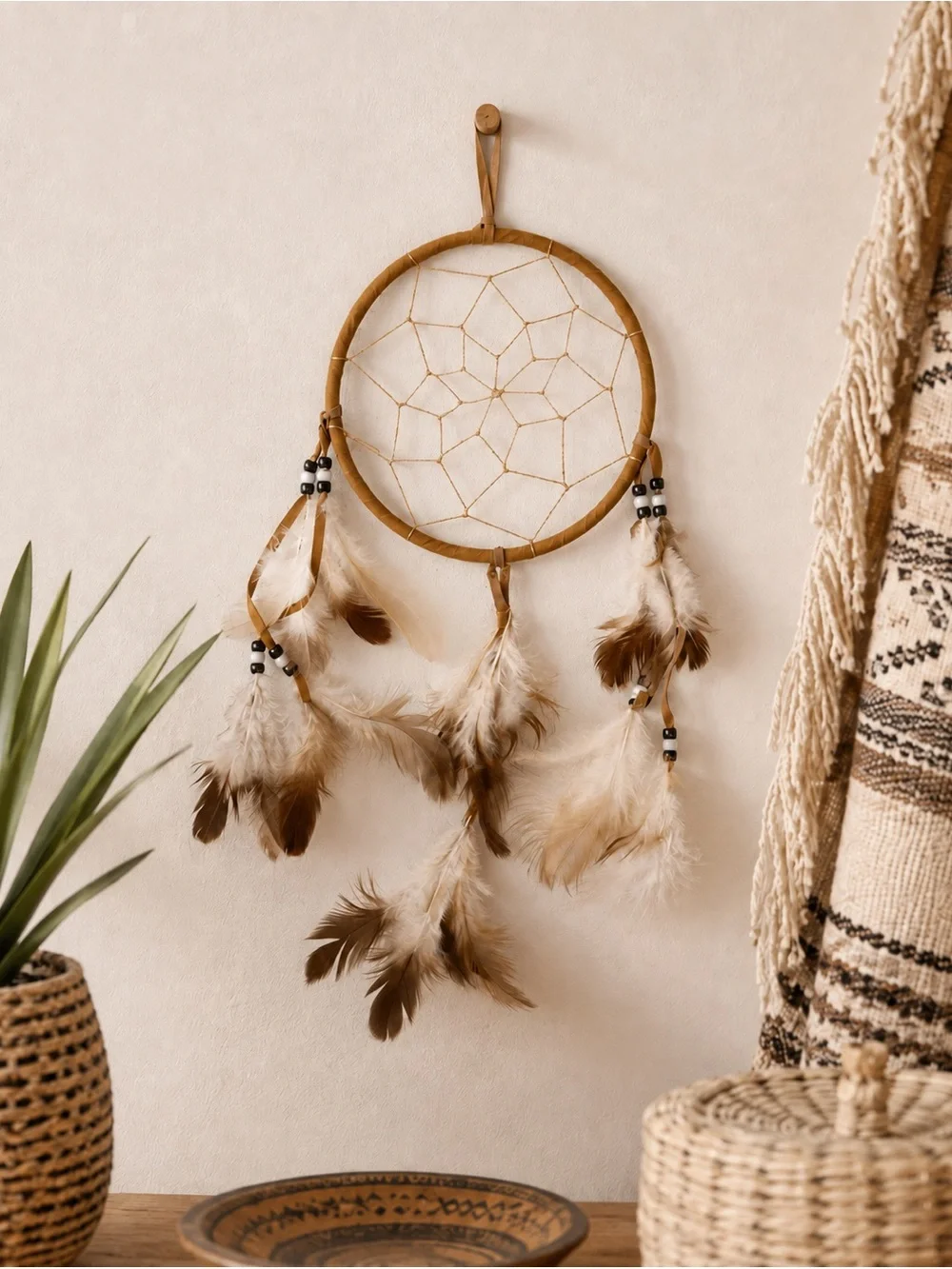 NWT Authentic Lakota Sioux Dream Catcher 5” Handmade St. Joseph’s Indian School